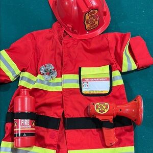 Kids Firefighter Costume Set